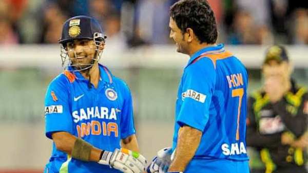 എംഎസ് ധോണി - ഗൗതം ഗംഭീര്‍