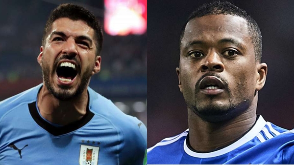 4. ലൂയിസ് സുവാരസ്-പാട്രിക് എവ്‌റ