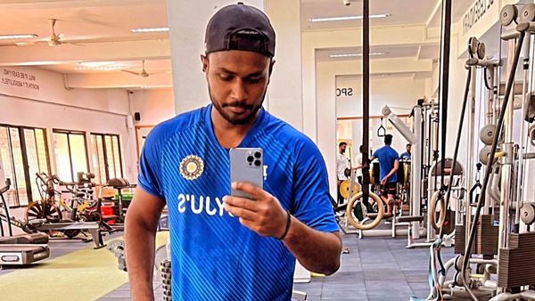 sanju samson training