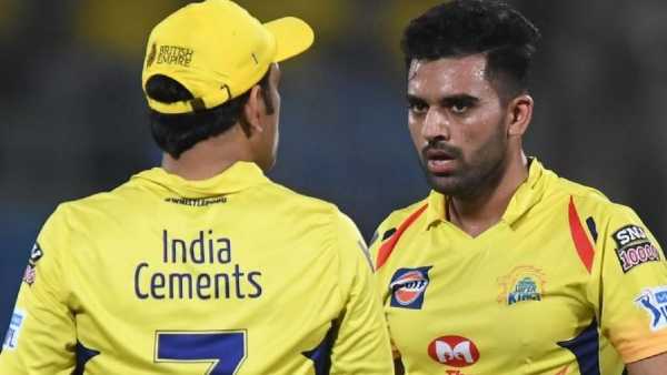 CHAHAR MS DHONI CHAHAR MS DHONI