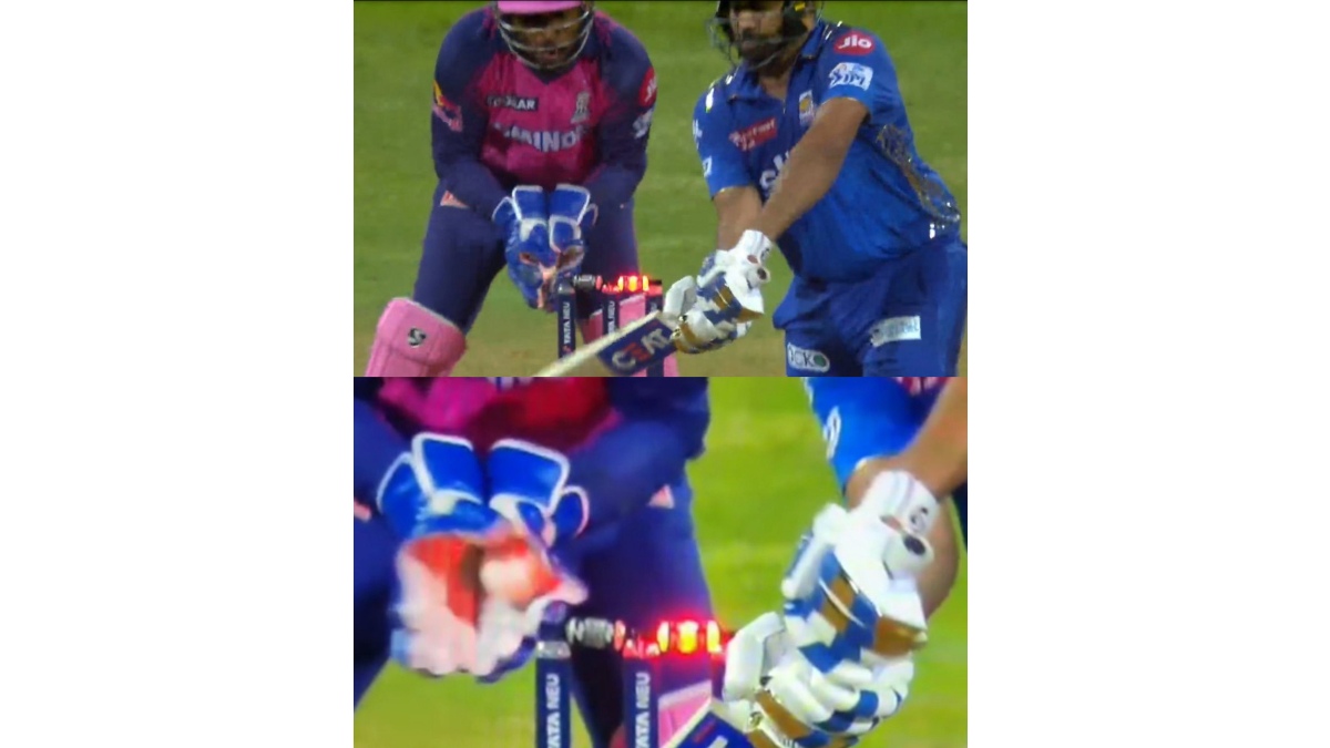 ROHIT SHARMA BOWLED