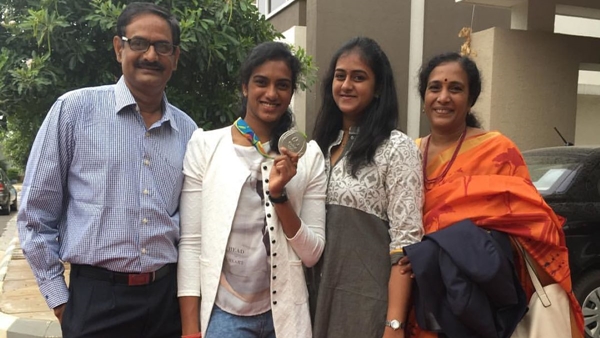 PV SINDHU FAMILY