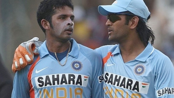 SREESANTH- MS DHONI