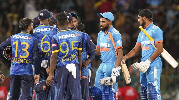 INDIA- LANKA MATCH TIE