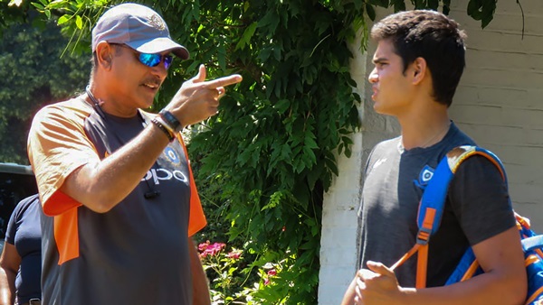 ravi shastri arjun tendulkar