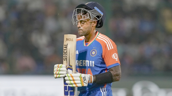 SURYAKUMAR YADAV OUT