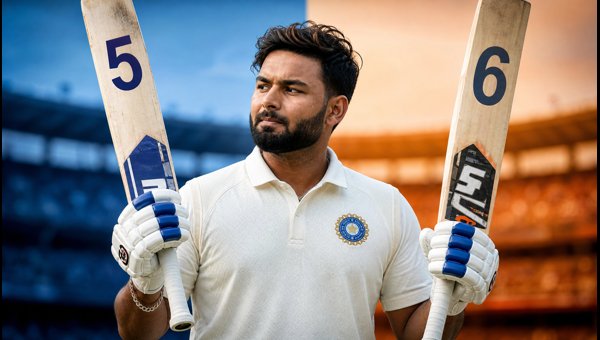 Rishabh Pant Batting Position: No. 5 or No. 6 for Colombo Test 2026?