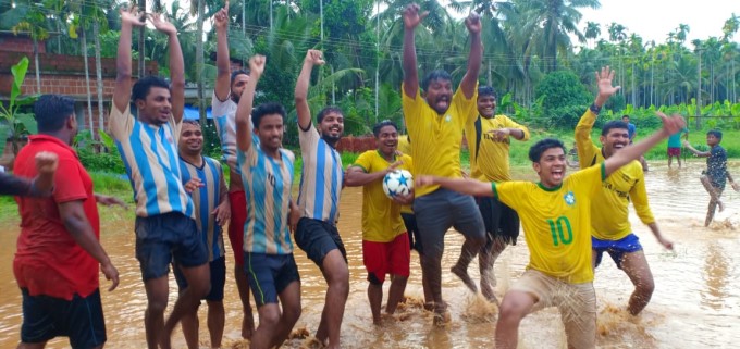 Argentina Fans Beat Brazil Fans By 2 -1 In The Mud Football Match