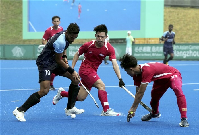 In Pics: Men's Hockey Match India Vs Singapore At The 19th Asian Games