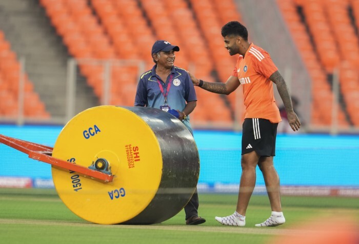 India Practice Session Ahead of Pakistan Match World Cup 2023 Cricket Match