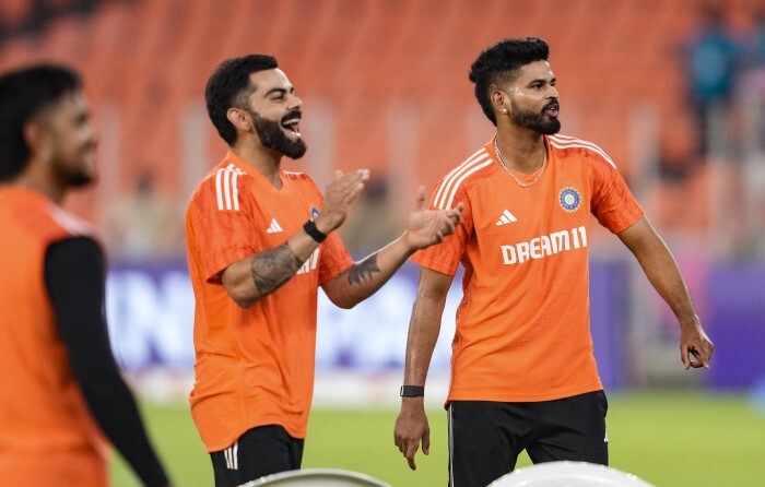 India Practice Session Ahead of Pakistan Match World Cup 2023 Cricket Match