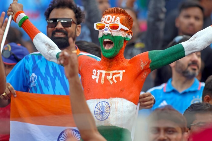 India VS Pakistan World Cup 2023 Photos (Match 12) - Crowd Cheer For The Cricket Match