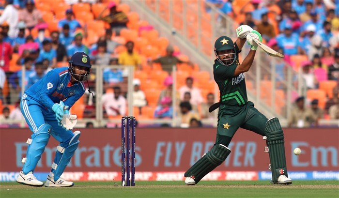 India VS Pakistan World Cup 2023 Photos (Match 12) -  Pakistan On Top With Babar, Rizwan