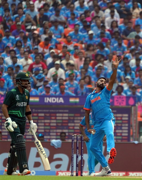 India VS Pakistan World Cup 2023 Photos (Match 12) -  Pakistan On Top With Babar, Rizwan