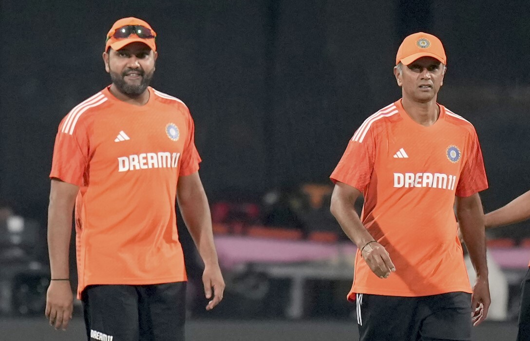 Indian Players Practice Session Ahead Of The ICC Men's Cricket World Cup 2023 Match Against Australia