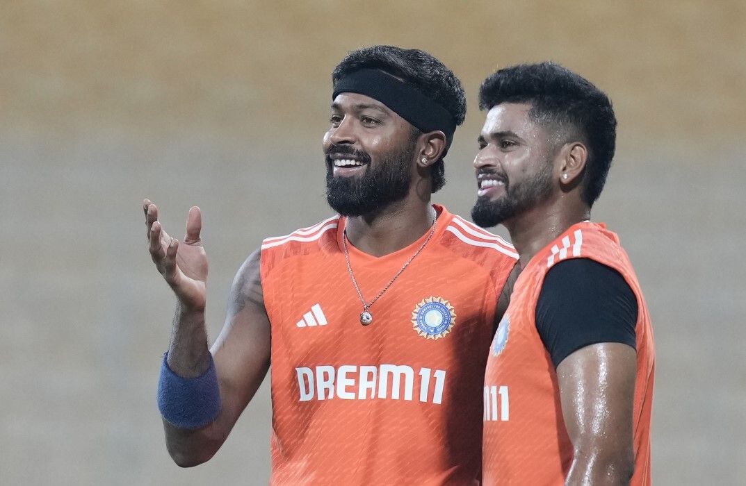Indian Players Practice Session Ahead Of The ICC Men's Cricket World Cup 2023 Match Against Australia