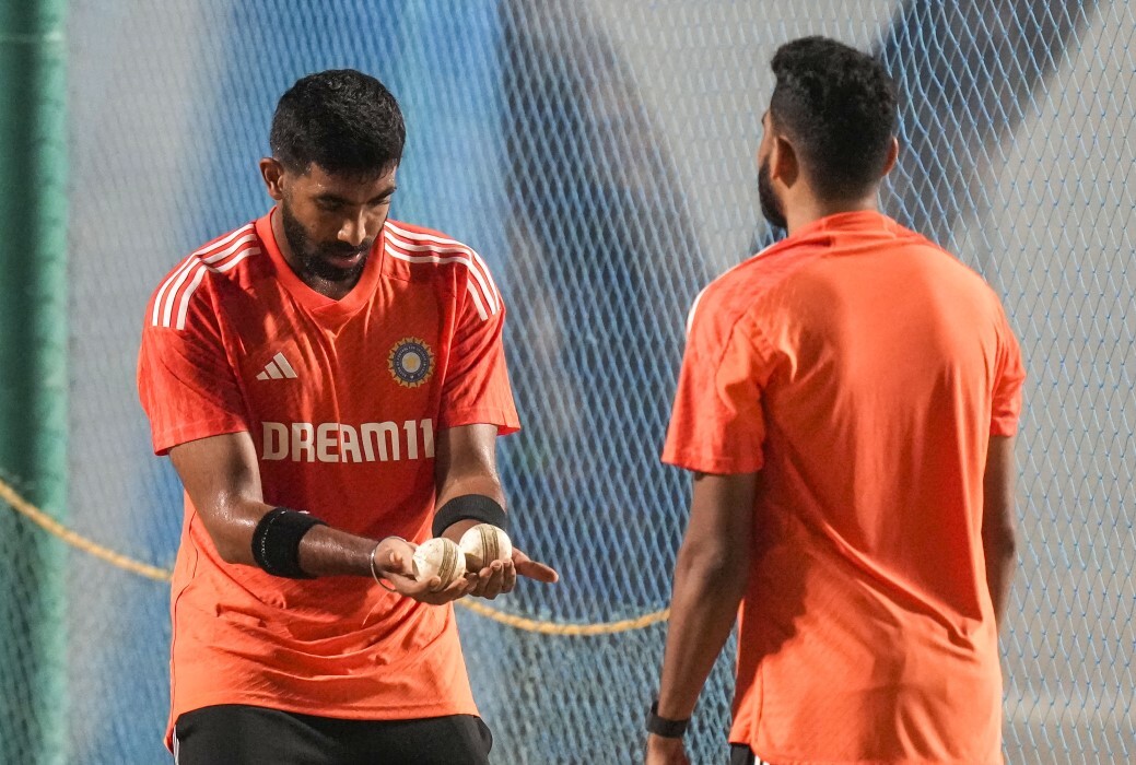 Indian Players Practice Session Ahead Of The ICC Men's Cricket World Cup 2023 Match Against Australia