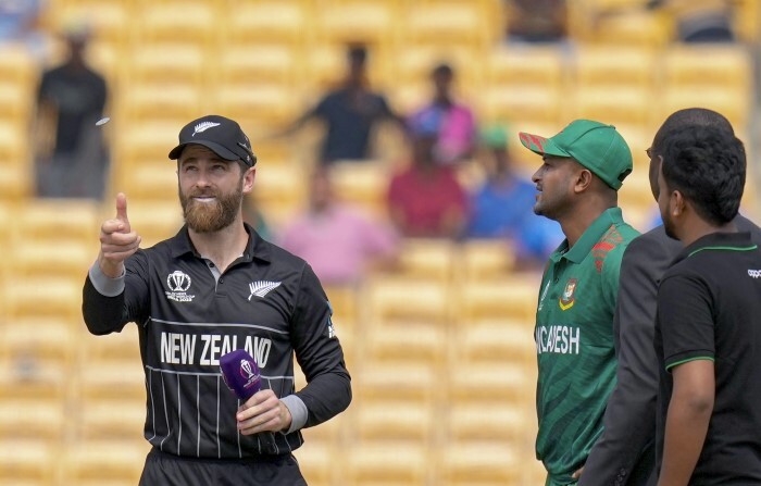 New Zealand VS Bangladesh (Match 11) World Cup 2023 Photos - NZ Choose To Bowl, In Action Images