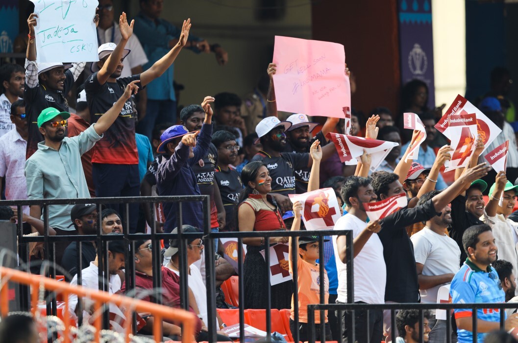 New Zealand VS Netherlands, Match 6 ICC Cricket World Cup 2023 In Action Photos