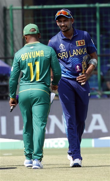 South Africa vs Sri Lanka  Photos ICC World Cup 2023 Match 4 - In Action Photos