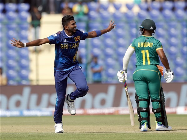 South Africa vs Sri Lanka  Photos ICC World Cup 2023 Match 4 - In Action Photos