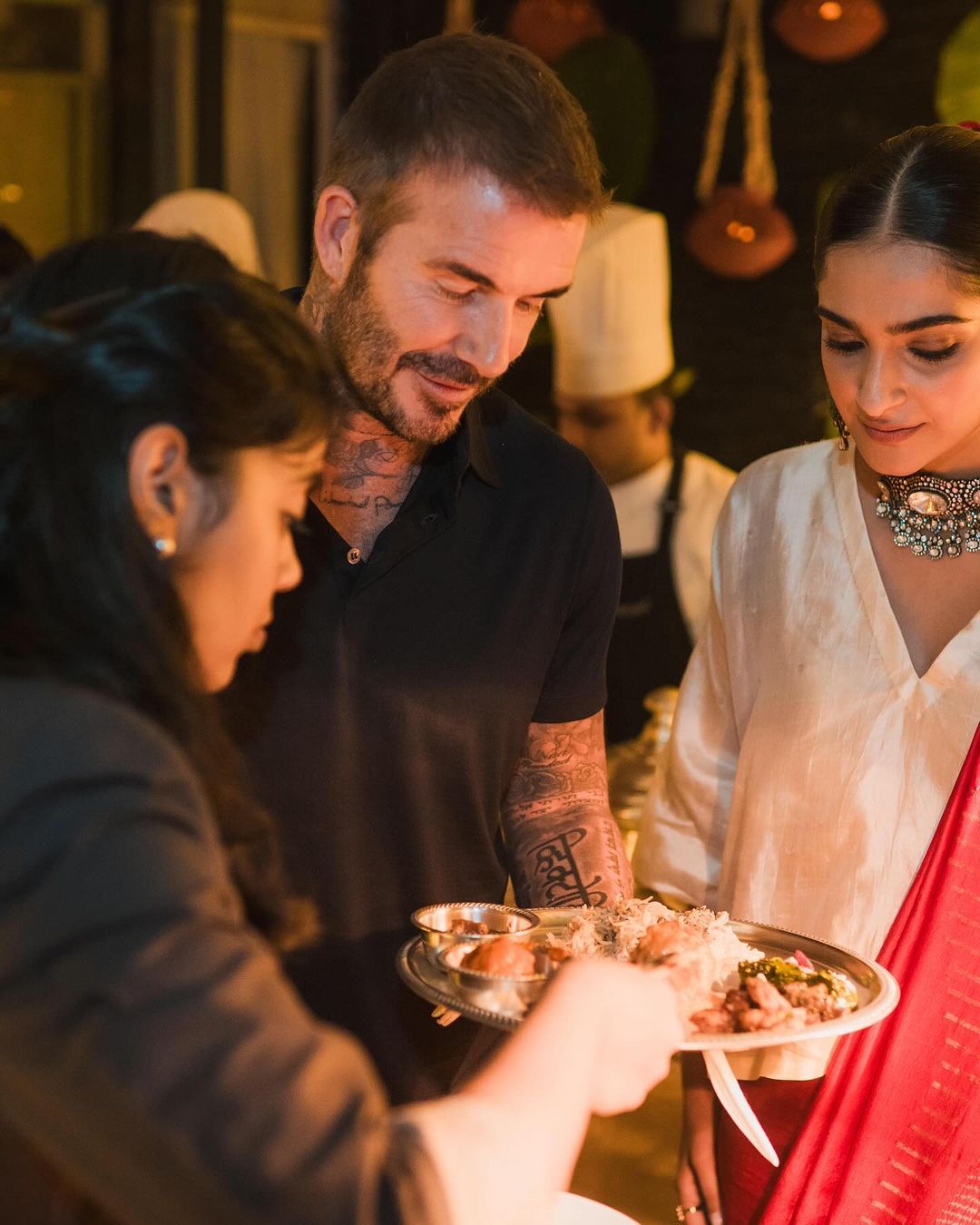 INSIDE Sonam Kapoor Anand Ahujas Glamorous Dinner for Football Icon David Beckham