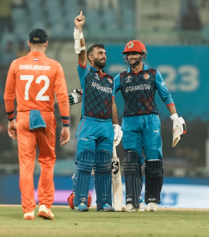 Netherlands VS Afghanistan Cricket World Cup 2023 Photos (Match 34) - Afghanistan Won By 7 Wickets
