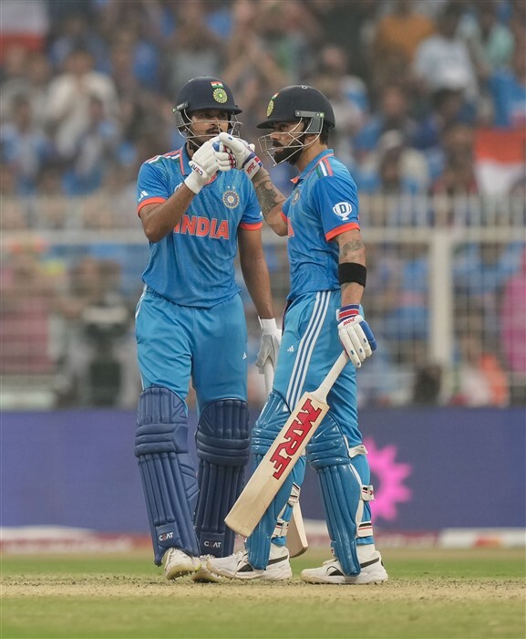 Virat Kohli Scores 49th Century -  India VS South Africa World Cup 2023 Photos (Match 37)