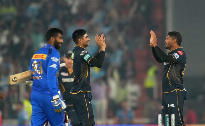 IPL 2024 : Gujarat Titans (GT) VS Mumbai Indians (MI) Match Photos - GT Won By 06 Runs
