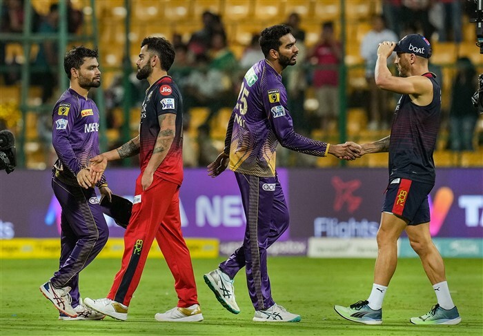 IPL 2024: ರೋಚಕ ಹಣಾಹಣಿಗೆ RCB vs KKR ತಂಡಗಳು ಸಜ್ಜು; ಚಿನ್ನಸ್ವಾಮಿಯಲ್ಲಿ ಅಭ್ಯಾಸ ಬಲು ಜೋರು 