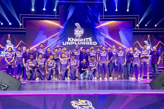 KKR Reveals New Jersey For IPL 2024 Season at Knights Unplugged Event