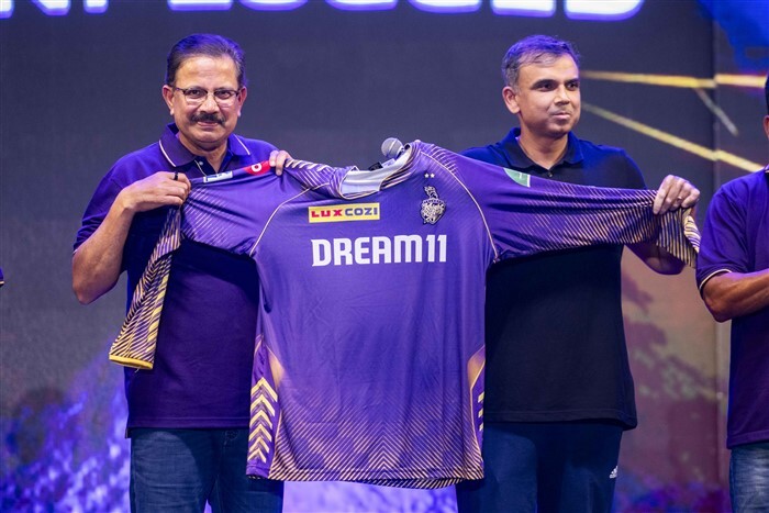 KKR Reveals New Jersey For IPL 2024 Season at Knights Unplugged Event
