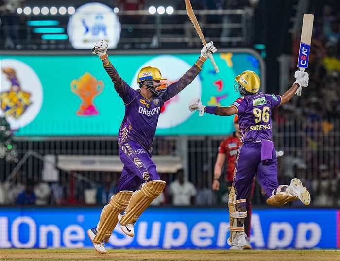Kolkata Knight Riders VS Sunrisers Hyderabad Finale - KKR Won By 8 Wickets