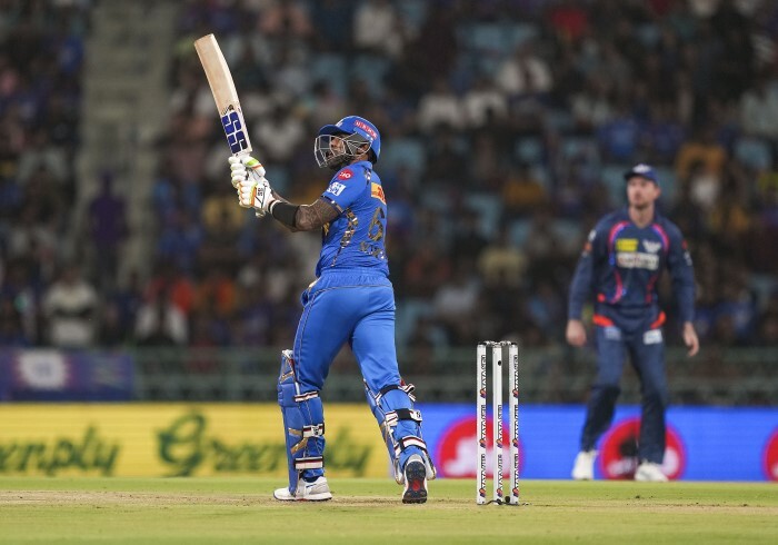 Suryakumar Yadav Celebrates Century Against Sunrisers Hydrabad In IPL 2024