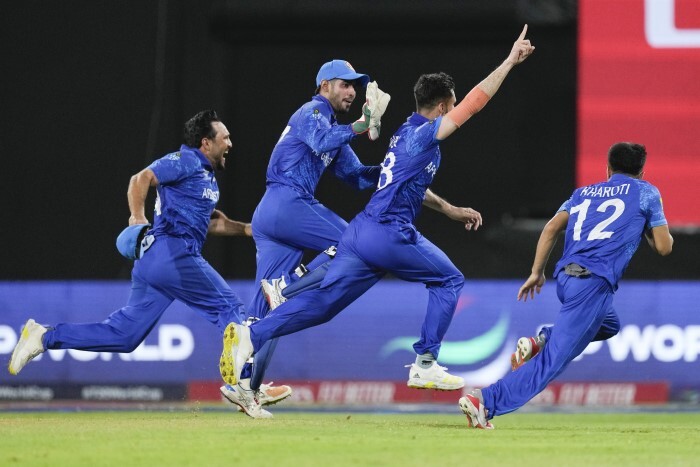 In Pics : Afghanistan Beats Bangladesh Enters Semifinals First Time In Cricket World Cup Histroy