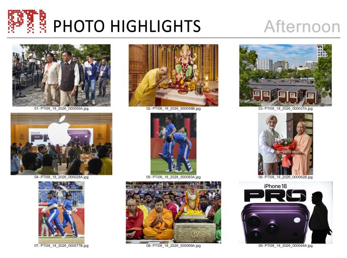 Sports Images of The Day (18 September 2026)