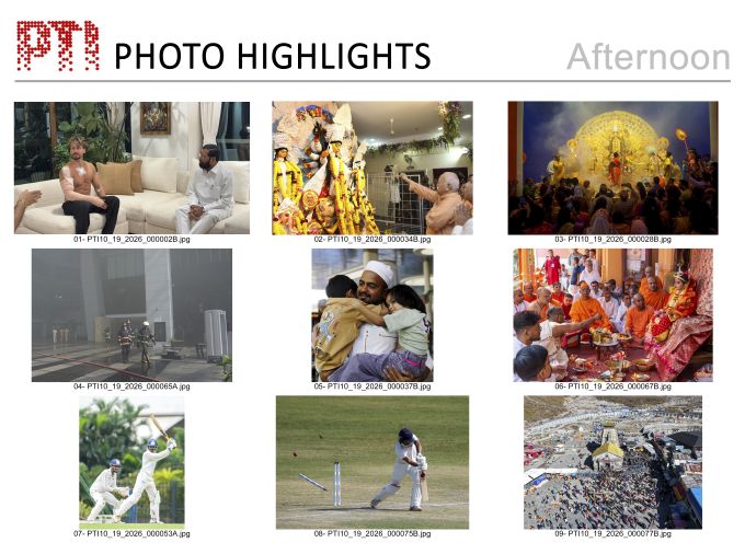 Sports Images of The Day (19 October 2026)