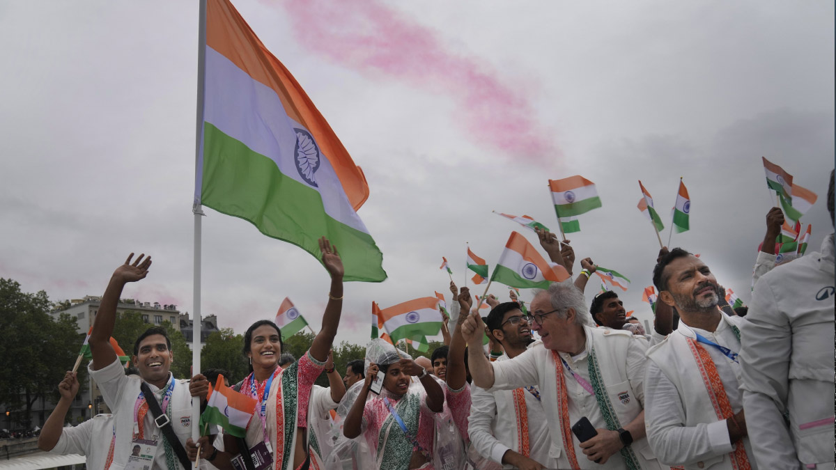 In Pics: Top Indian Moments At Opening Ceremony Of The 2024 Summer Olympics 