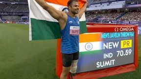 பாராலிம்பிக் -ஒரே நாளில் 2 தங்கம்! ஈட்டி எறிதலில் சுமித் சாதனை! பதக்கப் பட்டியலில் முன்னேறிய இந்தியா