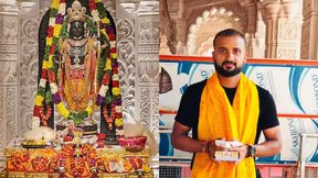 கான்பூரில் ஆட்டம் முடிந்தது.. வண்டியை அயோத்திக்கு விடுங்க.. ராமரை தரிசனம் செய்த இந்திய வீரர்! கான்பூரில் ஆட்டம் முடிந்தது.. வண்டியை அயோத்திக்கு விடுங்க.. ராமரை தரிசனம் செய்த இந்திய வீரர்!