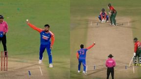 IND vs BAN- பந்தை எறிந்தாரா ரியான் பராக்.. உடனே நோ பால் வழங்கிய நடுவர்.. என்ன நடந்தது IND vs BAN- பந்தை எறிந்தாரா ரியான் பராக்.. உடனே நோ பால் வழங்கிய நடுவர்.. என்ன நடந்தது