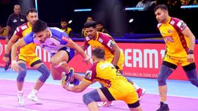 புரோ கபடி - ஒரு புள்ளி வித்தியாசத்தில் தமிழ் தலைவாஸ் தோல்வி.. சச்சின் அபார சாதனை.. புள்ளி பட்டியல் புரோ கபடி - ஒரு புள்ளி வித்தியாசத்தில் தமிழ் தலைவாஸ் தோல்வி.. சச்சின் அபார சாதனை.. புள்ளி பட்டியல்