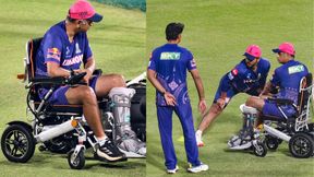 IPL 2025: சக்கர நாற்காலியில் ராகுல் டிராவிட்.. பதறிப் போன வீரர்கள்.. என்ன நடந்தது? IPL 2025: சக்கர நாற்காலியில் ராகுல் டிராவிட்.. பதறிப் போன வீரர்கள்.. என்ன நடந்தது?