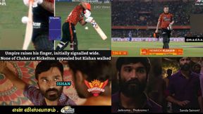 என் விஸ்வாசம் அம்பானிக்குடா.. காவ்யா மாறனுக்கு துரோகம் செய்த இஷான் கிஷன்.. வெளுக்கும் மீம்ஸ்! 