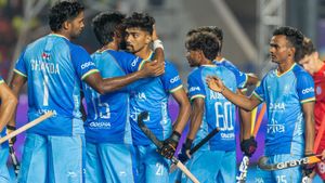 சுவிட்சர்லாந்தை பந்தாடி காலிறுதிக்கு முன்னேறிய இந்தியா.. ஜூனியர் ஹாக்கி உலகக் கோப்பையில் கெத்து