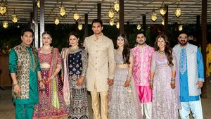 சச்சின் மகன் அர்ஜூன் டெண்டுல்கர் திருமணம் கோலாகலம்.. தோனியின் செயலால் ரசிகர்கள் ஆச்சரியம்