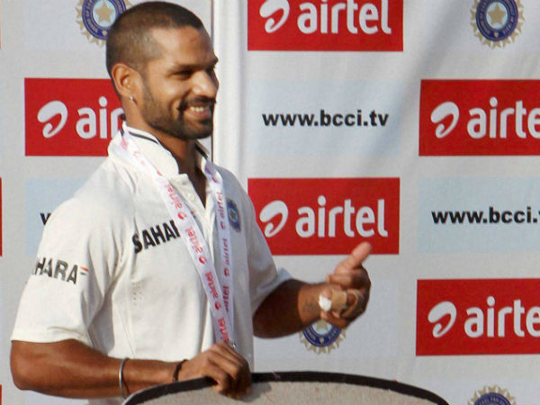 ஷிகார் தவானுக்கு சிறப்பிடம்