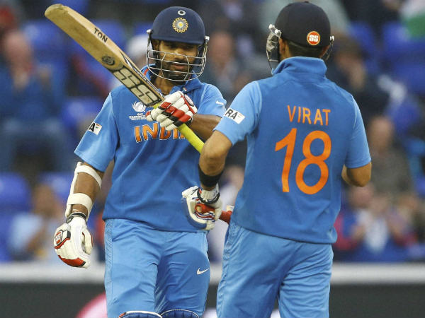 தவான் - கோஹ்லி பொறுப்பாட்டம்