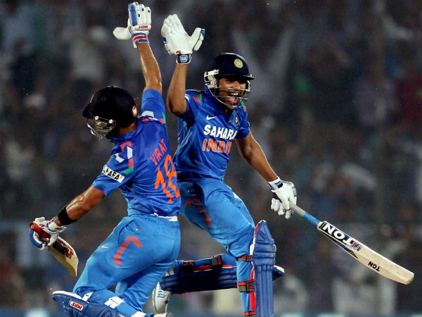 பவுண்டரிகளைக் குவித்த இந்தியா