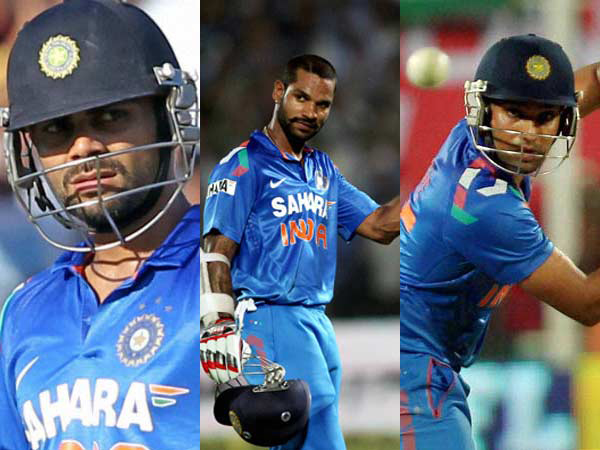 கோஹ்லி, ரோஹித் ஷர்மா, ஷிகார் தவானுக்கு சவலா